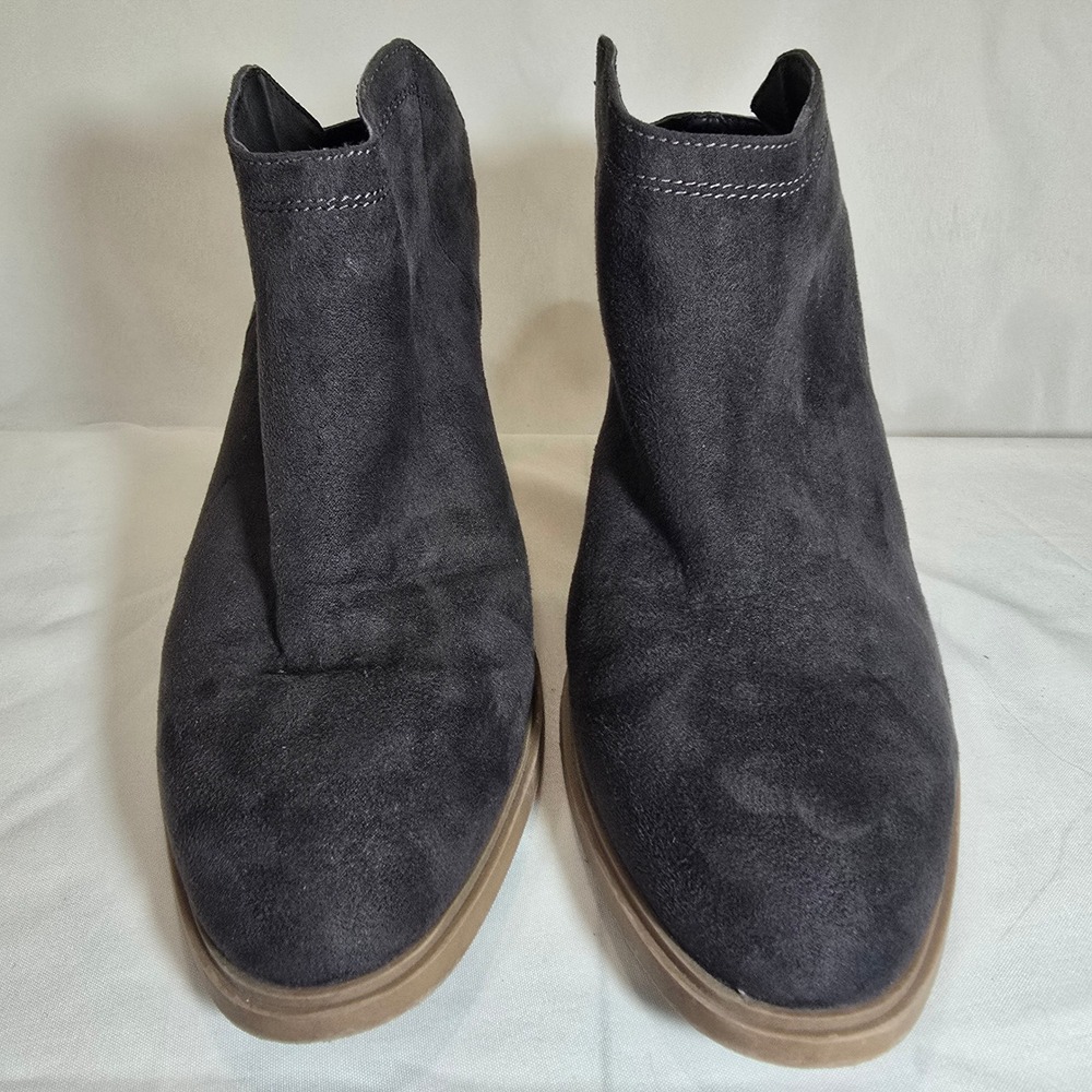 Dolce Vita for Target Women's Ankle Booties Mules Block Heel Dark Gray Size 11